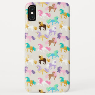 Cute and Colourful Unicorn Pattern iPhone XS Max Case
