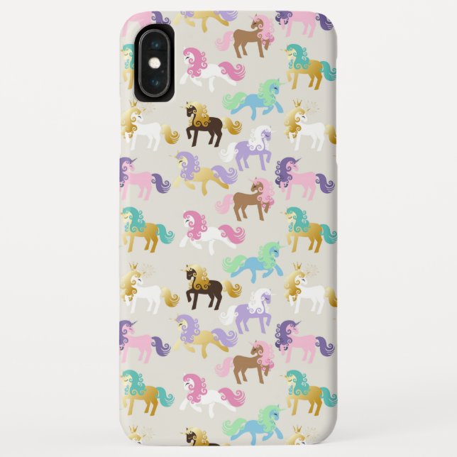 Cute and Colourful Unicorn Pattern Case-Mate iPhone Case (Back)