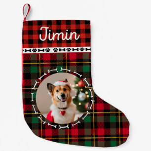 Cute and Cosy Dog Breed Specific Christmas paw  Small Christmas Stocking