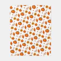 Cute and cosy Watercolour Autumn Harvest 