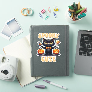 Cute and creepy black cat Classic T-Shirt
