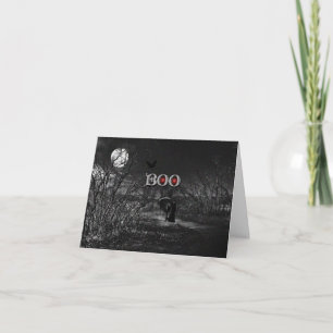Cute and Creepy Halloween Fright Card