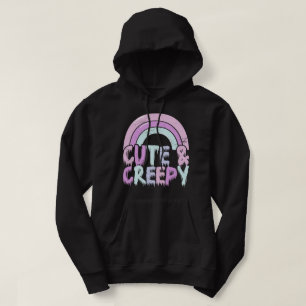 Cute And Creepy Pastel Goth Drip Hoodie