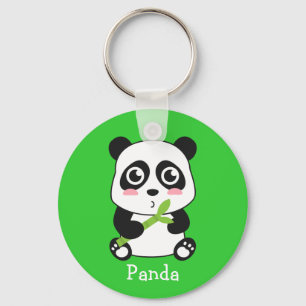Cute and Cuddly Baby Panda Key Ring