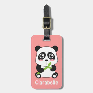 Cute and Cuddly Baby Panda Luggage Tag
