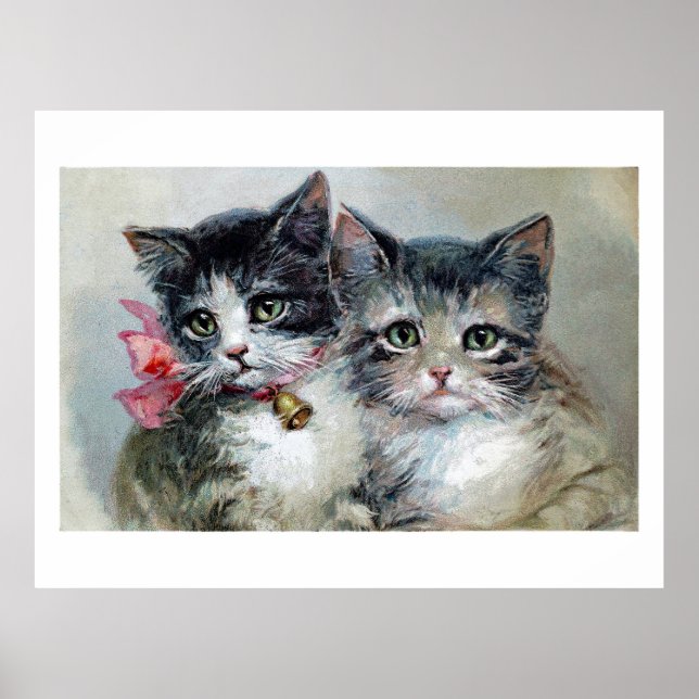 Cute and Cuter, Adorable Kittens, Poster (Front)