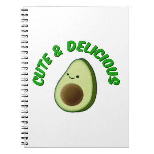 Cute And Delicious Avocado Notebook