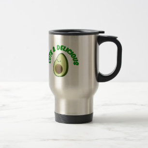 Cute And Delicious Avocado Travel Mug