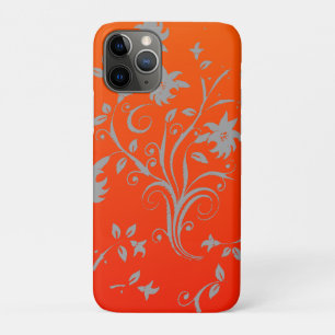 Cute and elegant Vintage and Retro Flowers Pattern iPhone 11 Pro Case