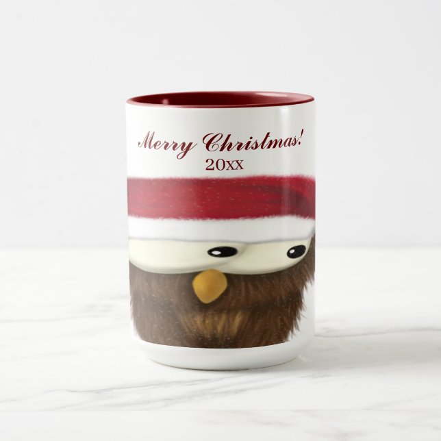 Cute and Festive Owl Mug (Center)