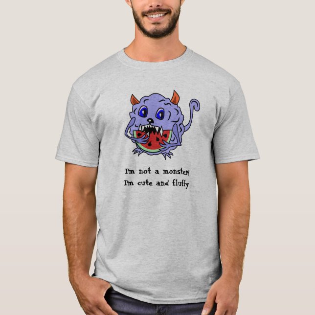 Cute and Fluffy Toothy Monster Shirt (Front)