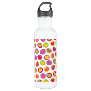 Cute and Fun Multicolor Valentine's Day Hearts  710 Ml Water Bottle
