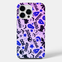 Cute and Fun Purple, Blue and Black Halloween