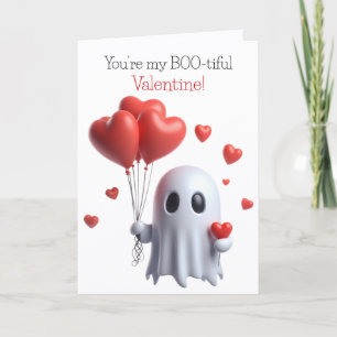 Cute and Fun You're My BOO-tiful Valentine Holiday Card