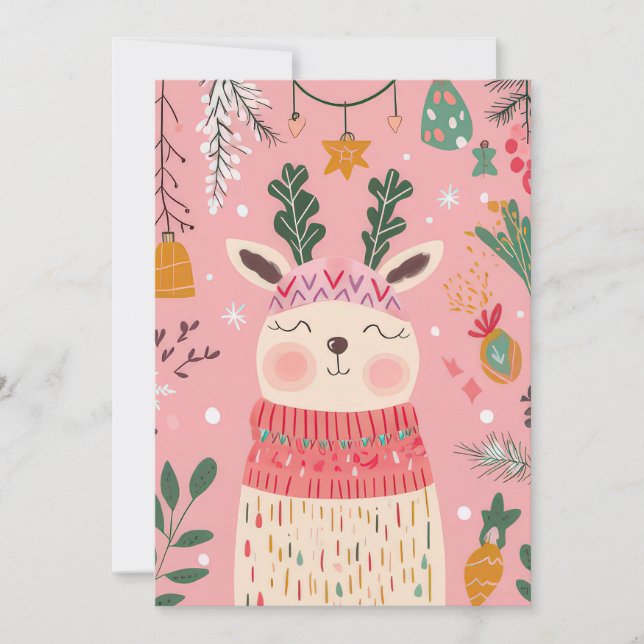 Cute and Funny Christmas Greeting Card (Front)