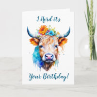 Cute and Funny Cow Puns Birthday