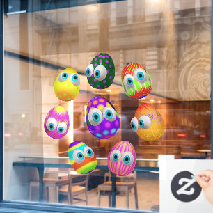 Cute and Funny Easter Eggs Cartoon