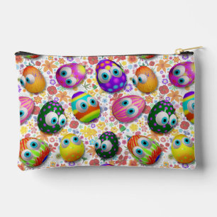 Cute and Funny Easter Eggs Cartoon Accessory Pouch