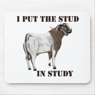 Cute and Funny Goat Mousepad