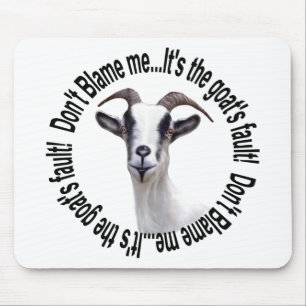 Cute and Funny Goat Mousepad