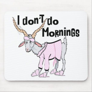 Cute and Funny Goat Mousepad