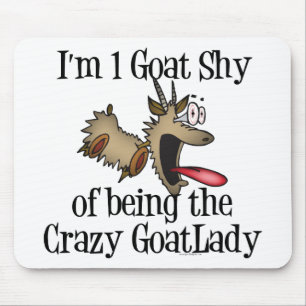 Cute and Funny Goat Mousepad