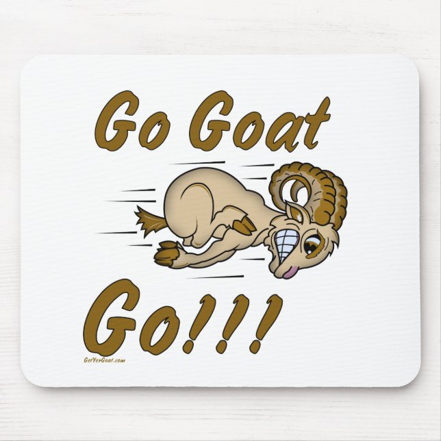 Cute and Funny Goat Mousepad (Front)