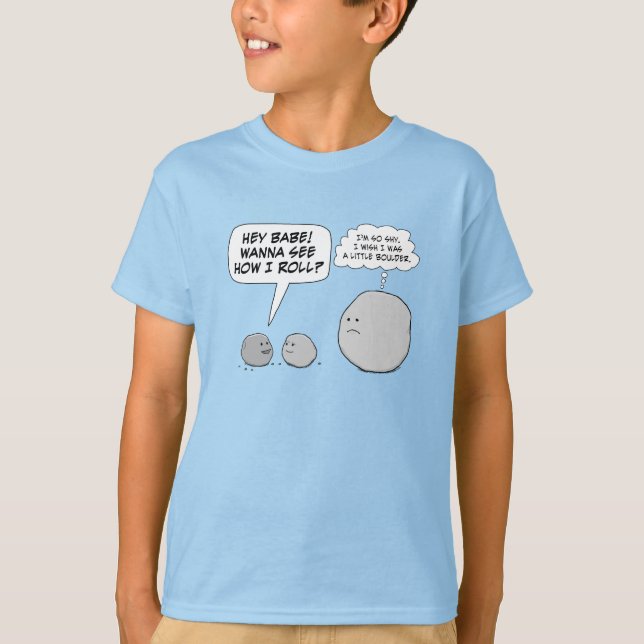 Cute and Funny Little Boulder T-Shirt (Front)