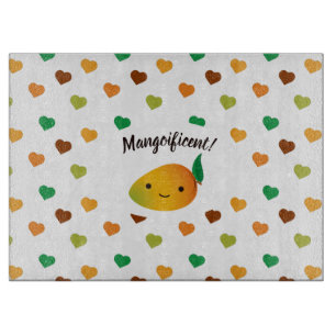 Cute and Funny Mangoificent Mango Cutting Board