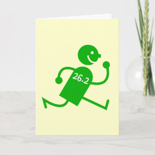 Cute and funny marathon holiday card