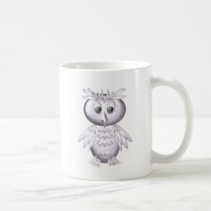 cute and funny owl pattern coffee mug