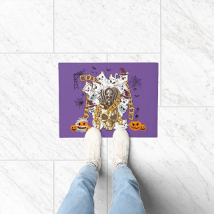 Cute and Funny Spooky Evil Cats Doormat
