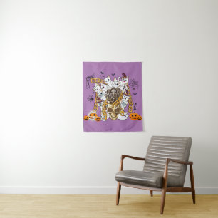 Cute and Funny Spooky Evil Cats Tapestry
