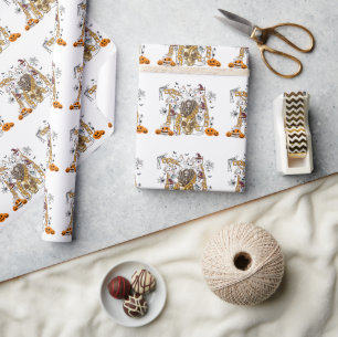 Cute and Funny Spooky Evil Cats Wrapping Paper