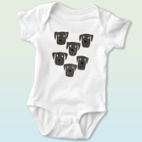 Cute and Goofy Black Labrador Retriever Dog