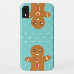 Cute and Happy Gingerbread Man for Christmas iPhone XR Case