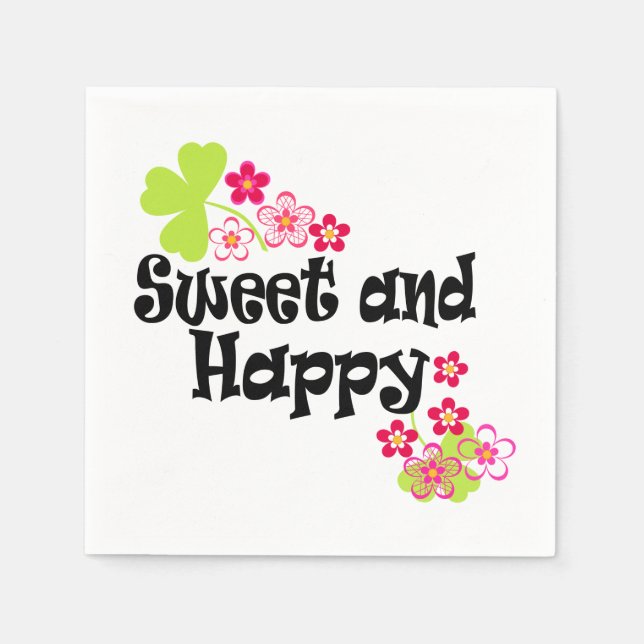 Cute and happy napkin (Front)