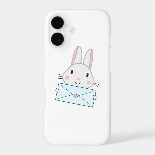 Cute and lovely Bunny holding Love Letter