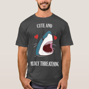 Cute and Mildly Threatening Shark Adults and Kids  T-Shirt