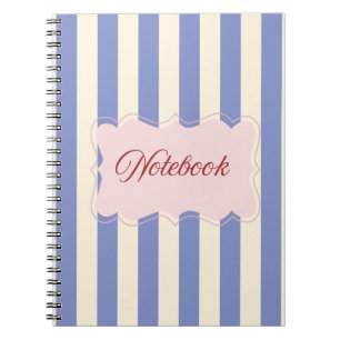 Cute and minimal aesthetic spiral notebook 🌸