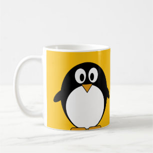 Cute and Modern Cartoon Penguin Coffee Mug