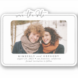 Cute and Original Save The Date Photo