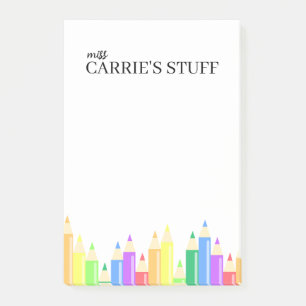 Cute and Personalised Teacher Post-it Notes
