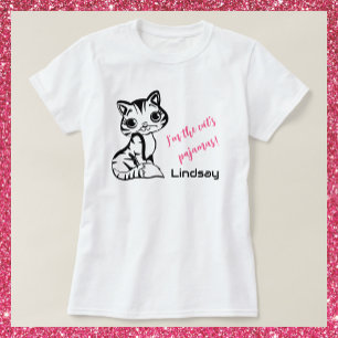 Cute and Pink Cat's Pyjamas T-Shirt