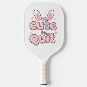 Cute and Playful Encouragement Pickleball Paddle