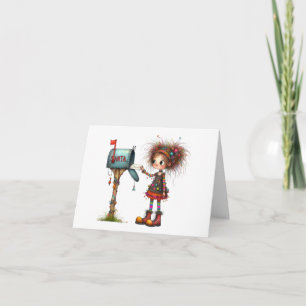 Cute and Quirky Christmas Thank You Card
