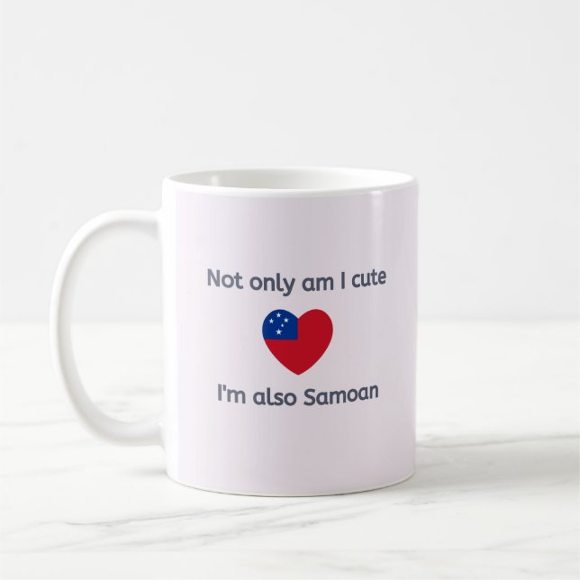 Cute and Samoan Coffee Mug (Left)