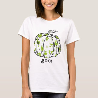 Cute and Spooky Green Jack-O’-Lantern T-Shirt