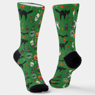Cute And Spooky Halloween  Socks