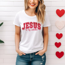 Cute and Trendy Jesus Is My Valentine Faux Sequin